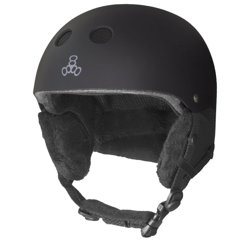 Audio Snow Helmet With Halo Liner in Black Matte