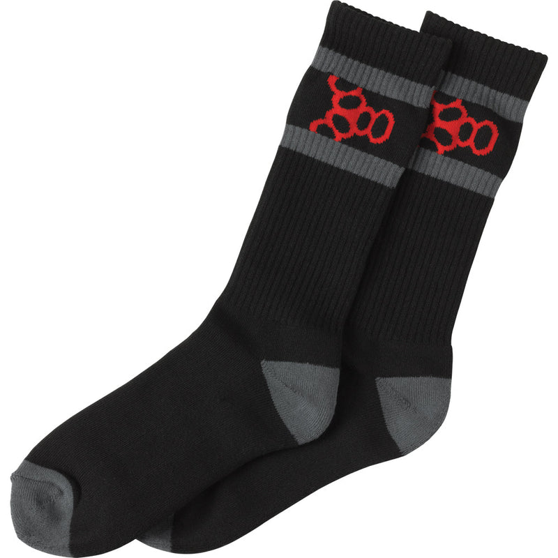 Icon Socks in Black/Red