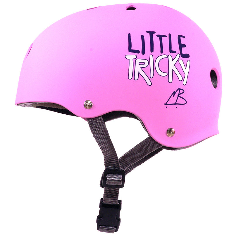 Little Tricky Edition Kids Helmet in Pink Matte