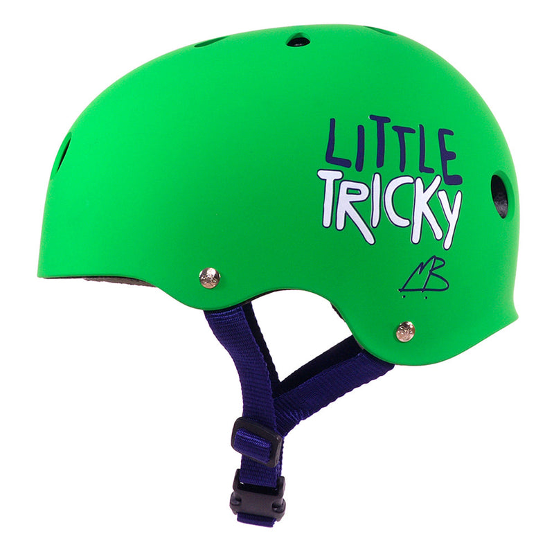 Little Tricky Edition Kids Helmet in Green Matte